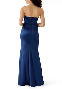Women's Satin Corset Dress