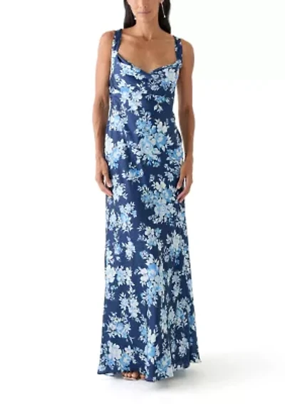 Women's Floral Printed Maxi Dress
