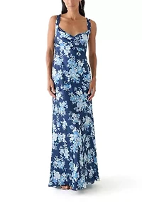 Women's Floral Printed Maxi Dress