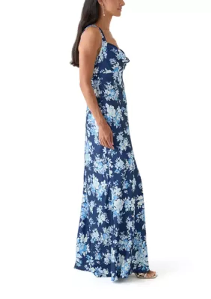 Women's Floral Printed Maxi Dress