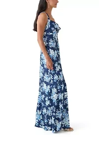 Women's Floral Printed Maxi Dress
