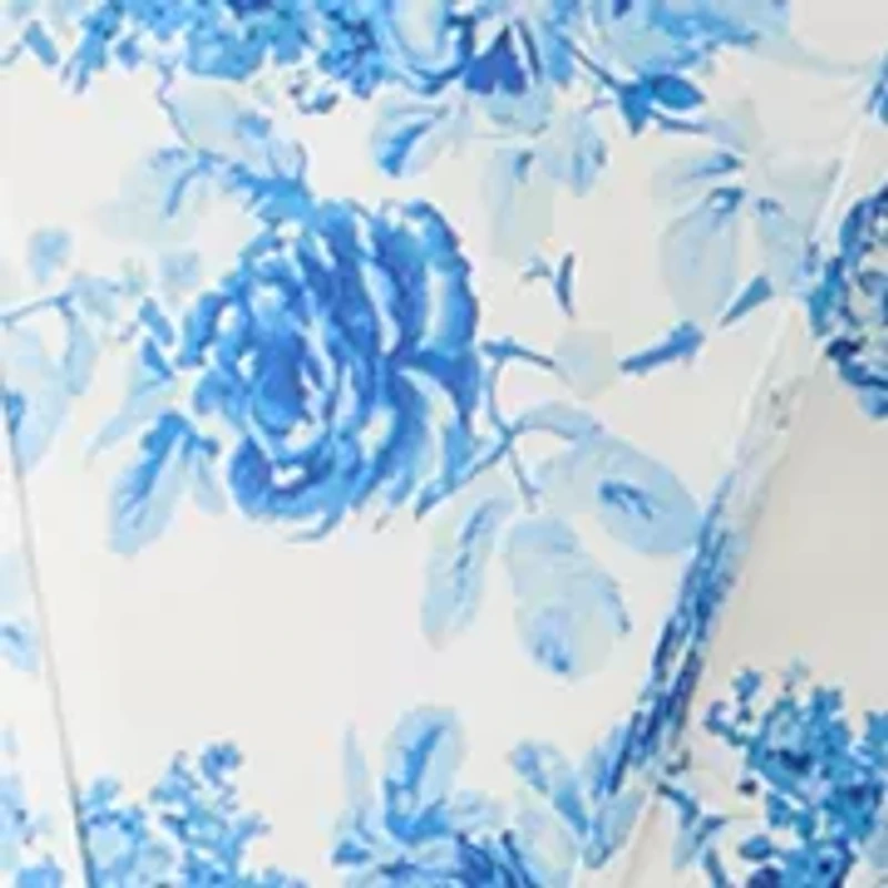 Women's Printed Tiered Ruffle Gown