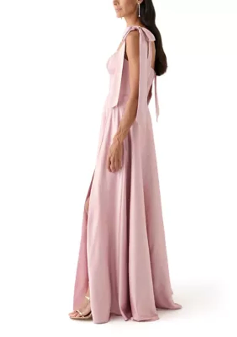Women's Sweetheart Neck Maxi Dress