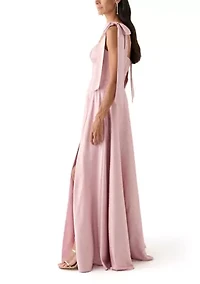 Women's Sweetheart Neck Maxi Dress