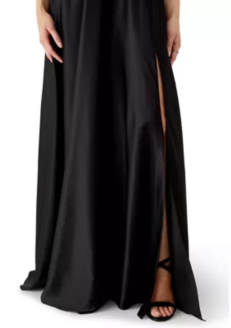 Women's Sweetheart Neck Maxi Dress