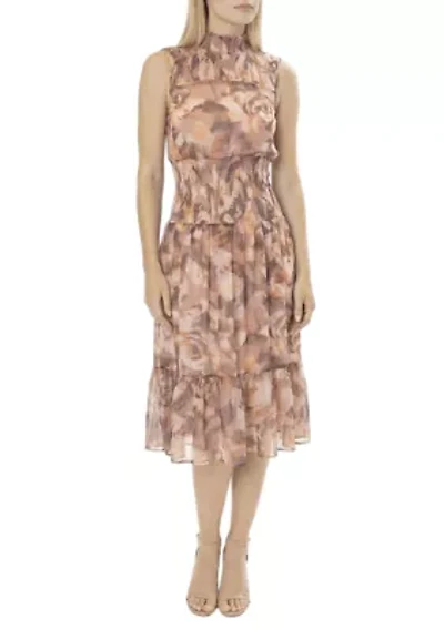 Sleeveless Ruched Dress