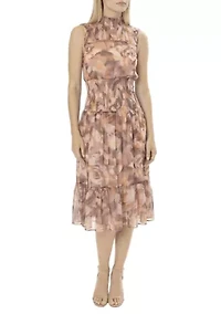 Sleeveless Ruched Dress