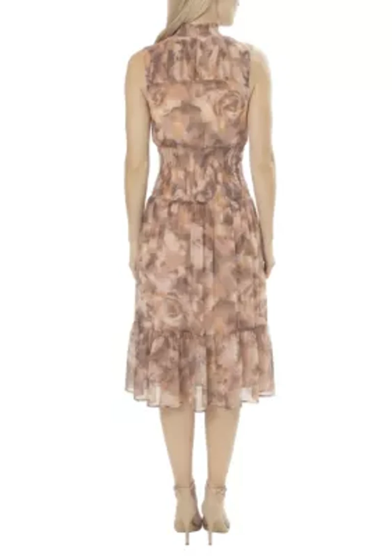 Sleeveless Ruched Dress