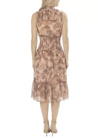 Sleeveless Ruched Dress