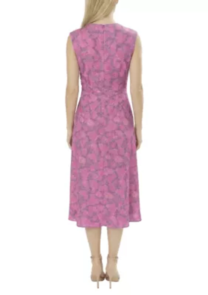 Cabbage Rose Sless Dress