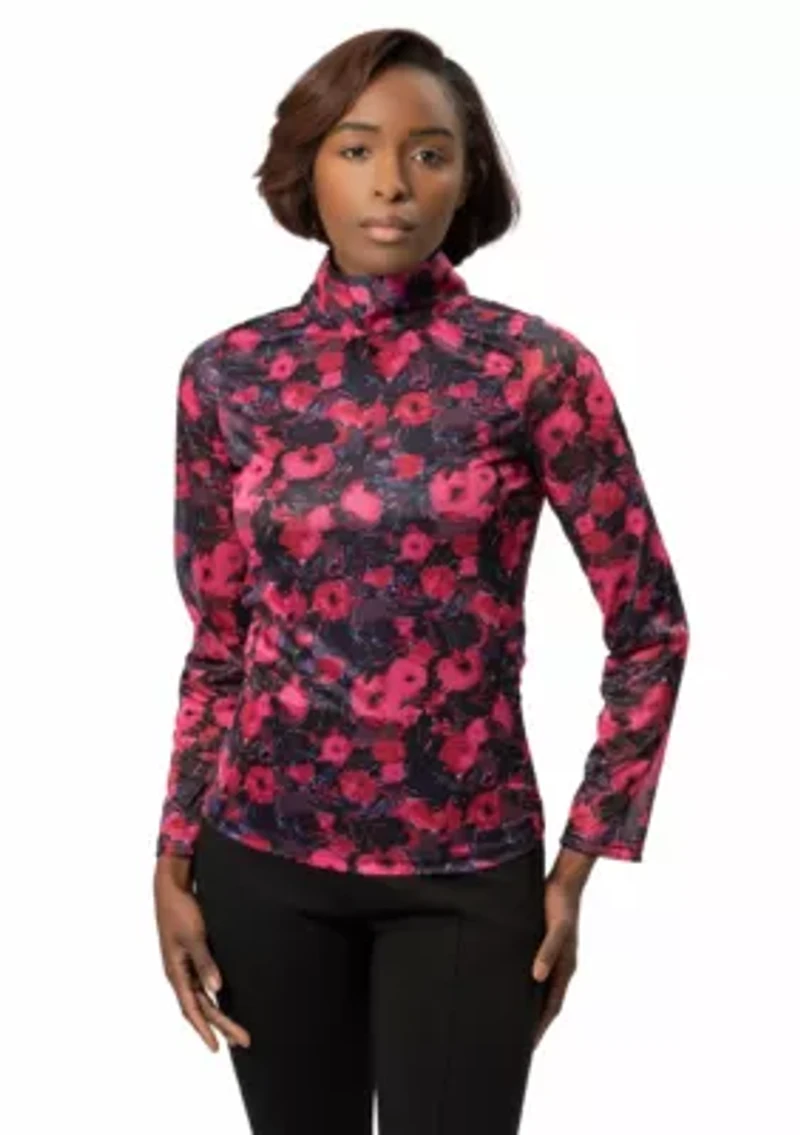 LEE MOCKNECK JERSEY TOP