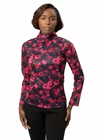 LEE MOCKNECK JERSEY TOP