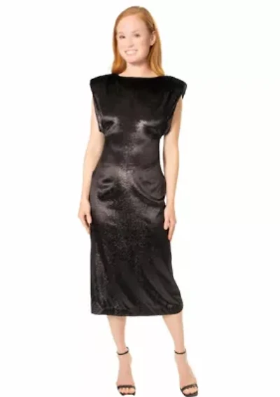 LUREX VELVET DRESS