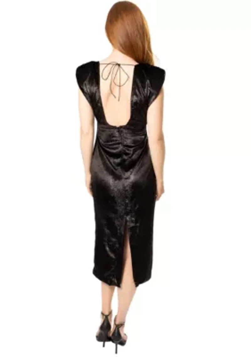 LUREX VELVET DRESS