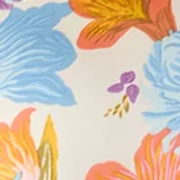 Women's Long Sleeve Button Front Floral Printed Blouse