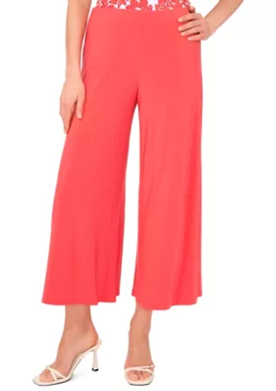Women's Cropped Wide Leg Pants