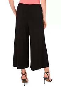 Women's Cropped Wide Leg Pants