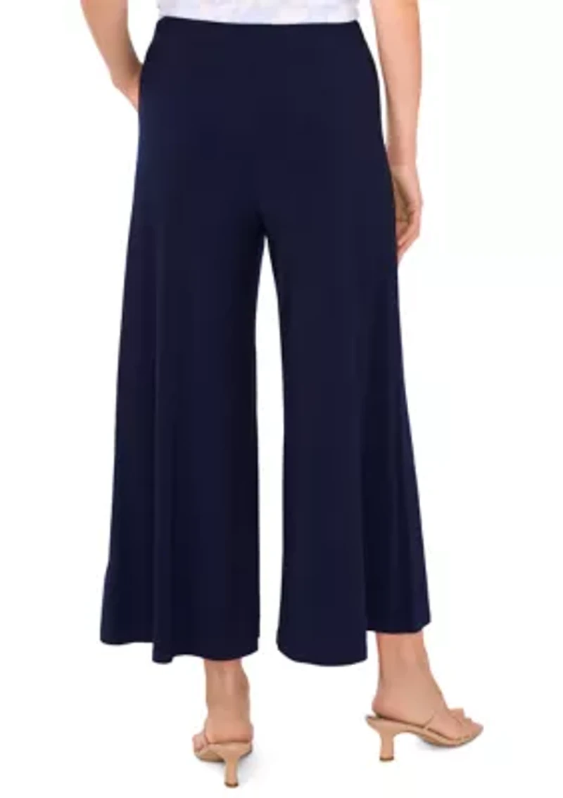 Women's Cropped Wide Leg Pants