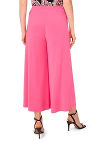Women's Cropped Wide Leg Pants