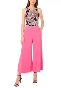 Women's Cropped Wide Leg Pants