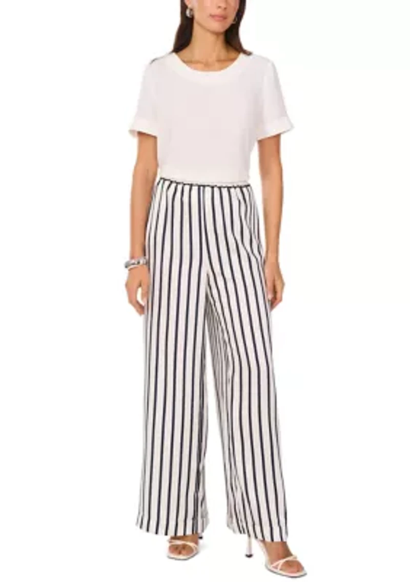 Women's Pull On Stripe Pants