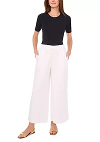 Women's Pull On Linen Pants