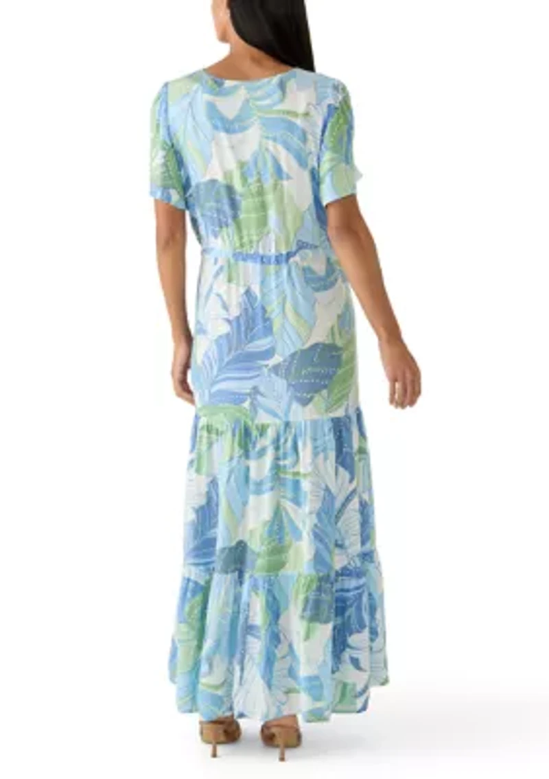 Women's Tie Waist A-Line Dress