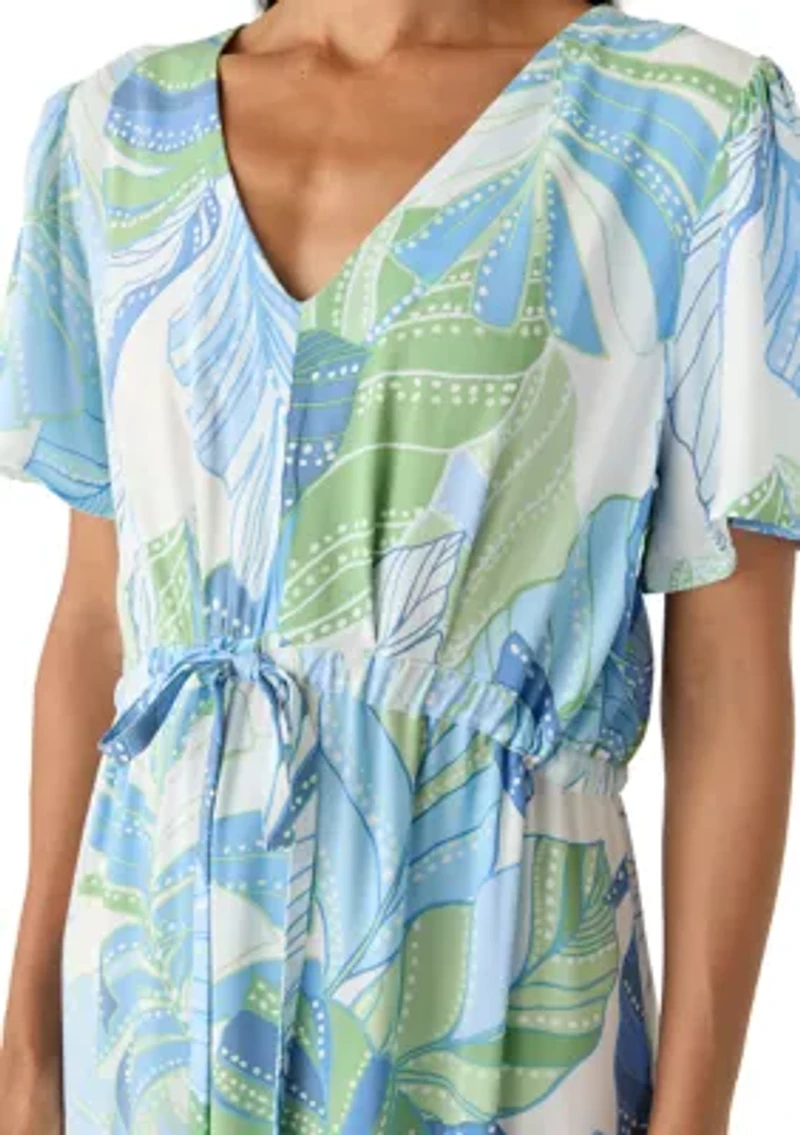 Women's Tie Waist A-Line Dress