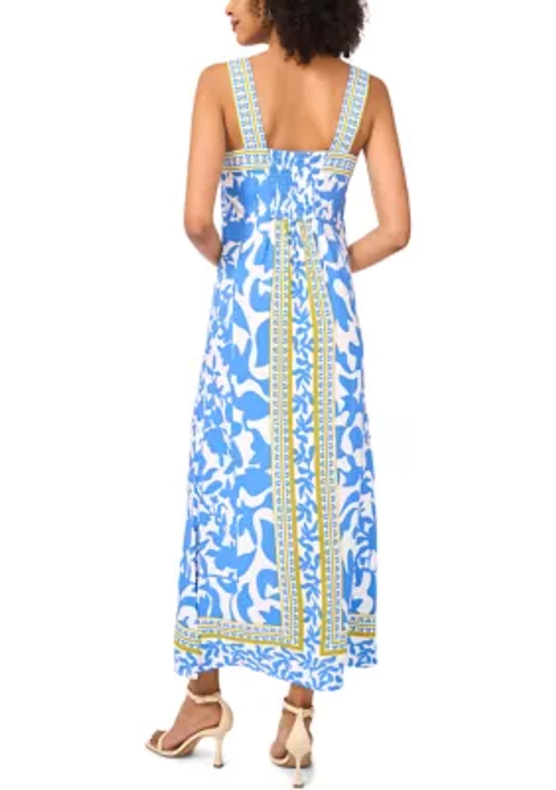 Women's Border Printed Dress
