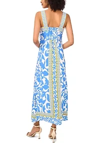 Women's Border Printed Dress