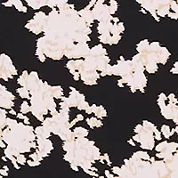 Women's Short Sleeve Floral Midi Dress