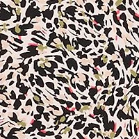 Women's Short Sleeve Animal Print Midi Dress