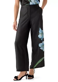 Women's Floral Charm Wide Leg Pants