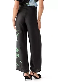 Women's Floral Charm Wide Leg Pants