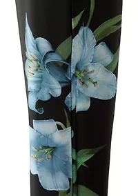 Women's Floral Charm Wide Leg Pants