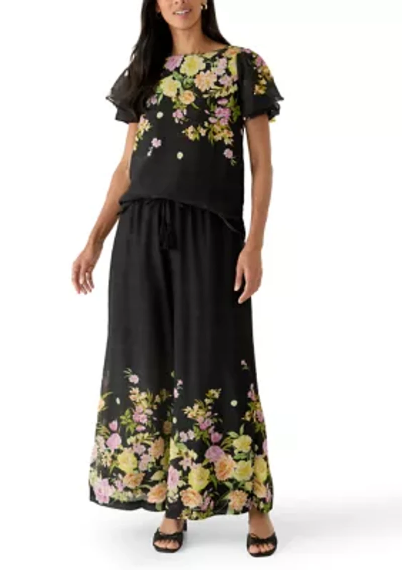 Women's Floral Soft Pants