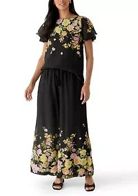 Women's Floral Soft Pants