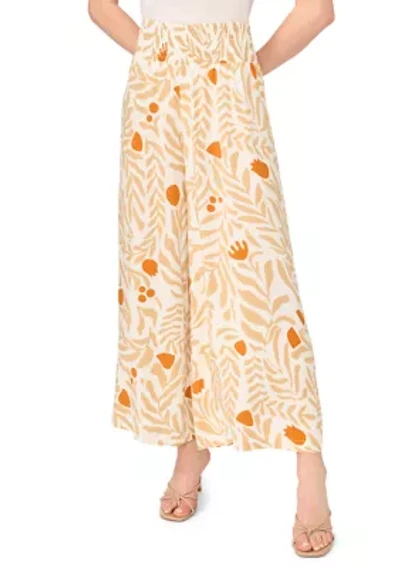 Women's Smocked Waist Vine Pants