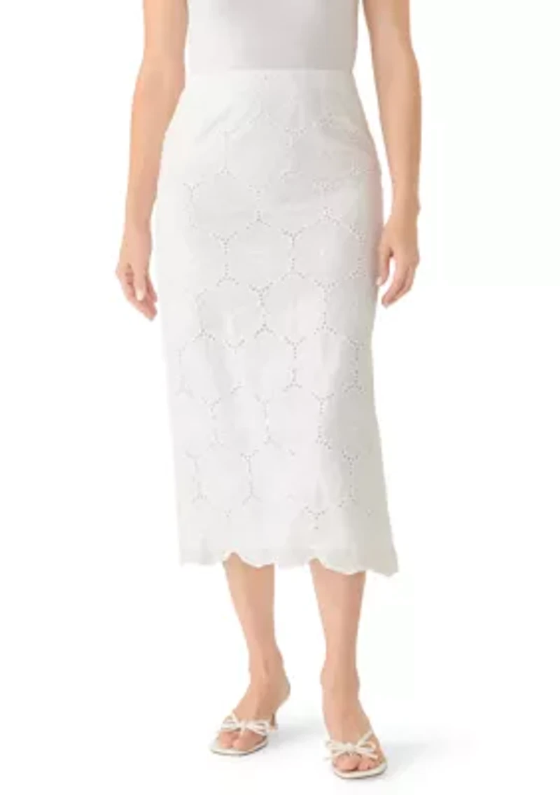 Women's Lace Midi Skirt