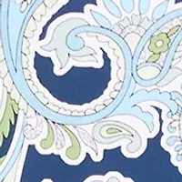 Women's Short Sleeve Border Maxi Dress