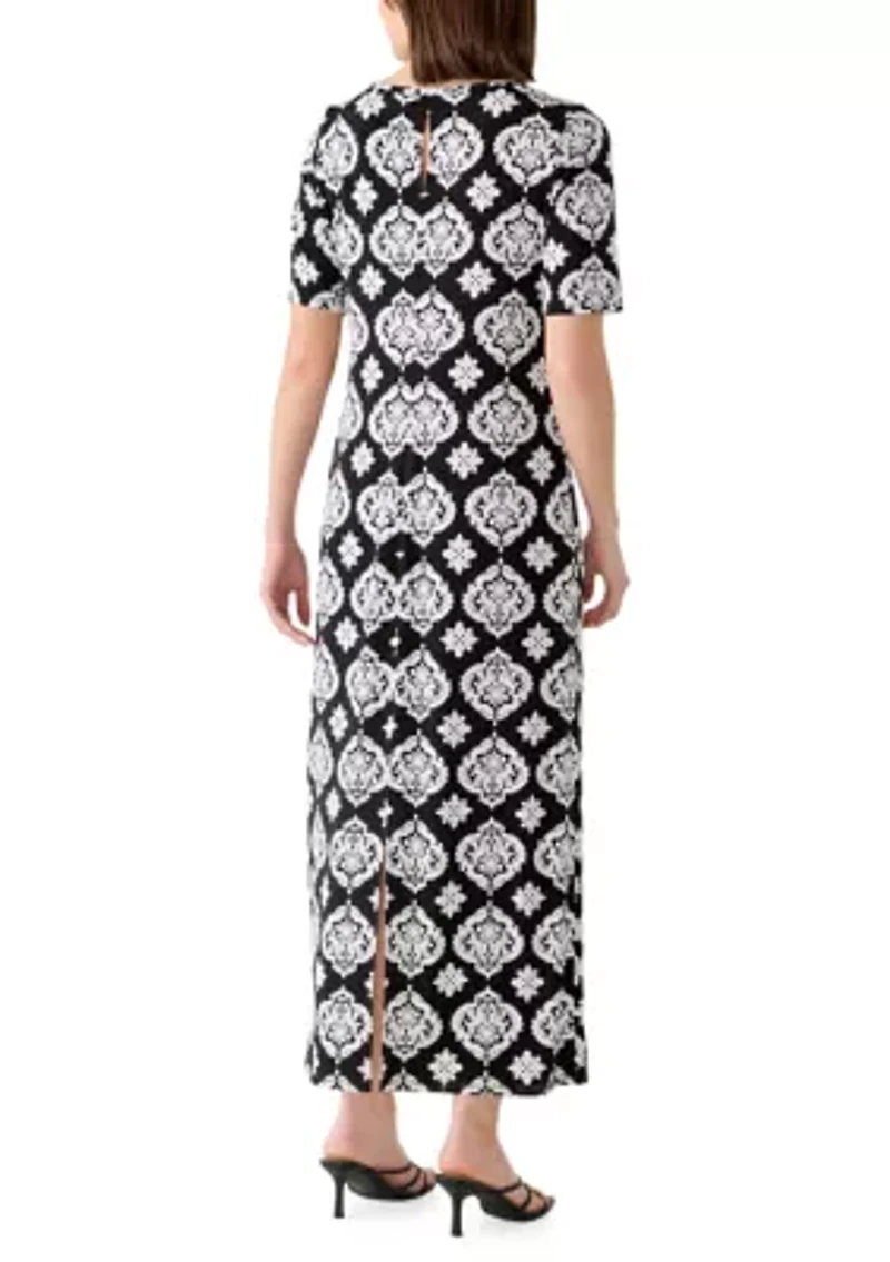 Women's Scatter Dot Maxi Dress