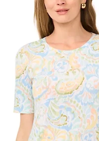 Women's Paisley Print Maxi Dress