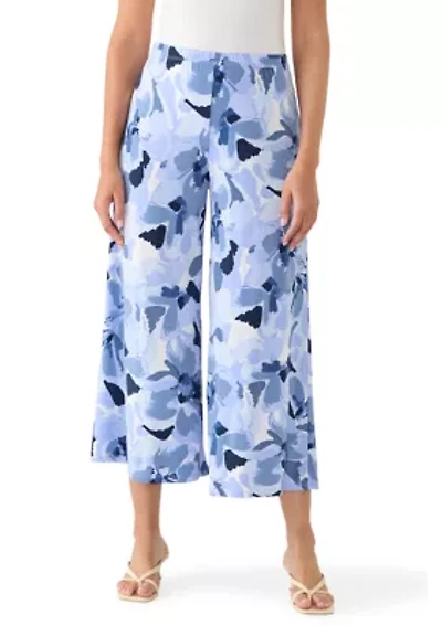 Women's Wide Leg Pull On Floral Pants