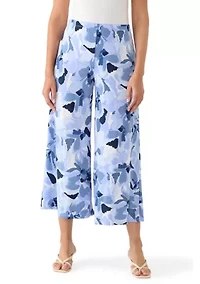 Women's Wide Leg Pull On Floral Pants