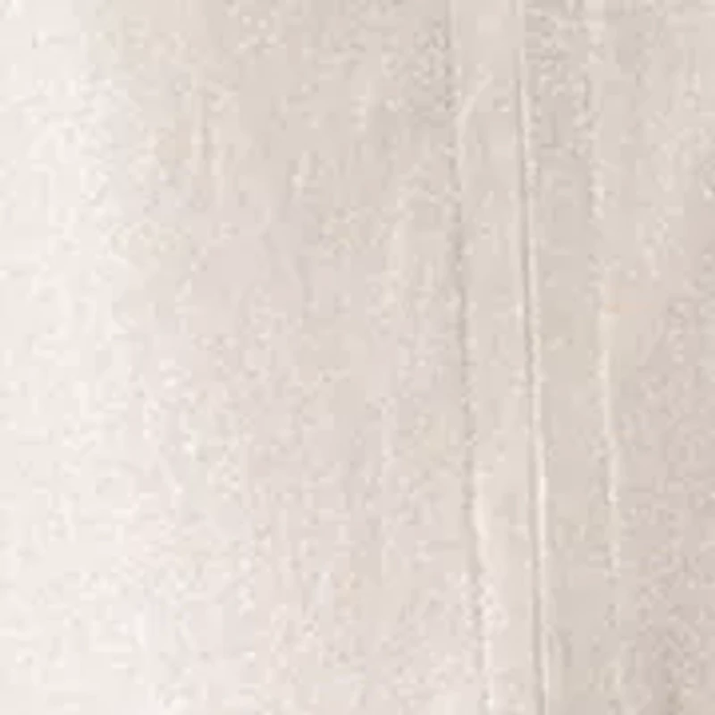 Women's Sleeveless Split Neck Metallic Linen Dress