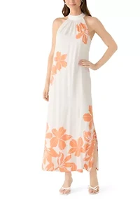 Women's Halter Floral Dress