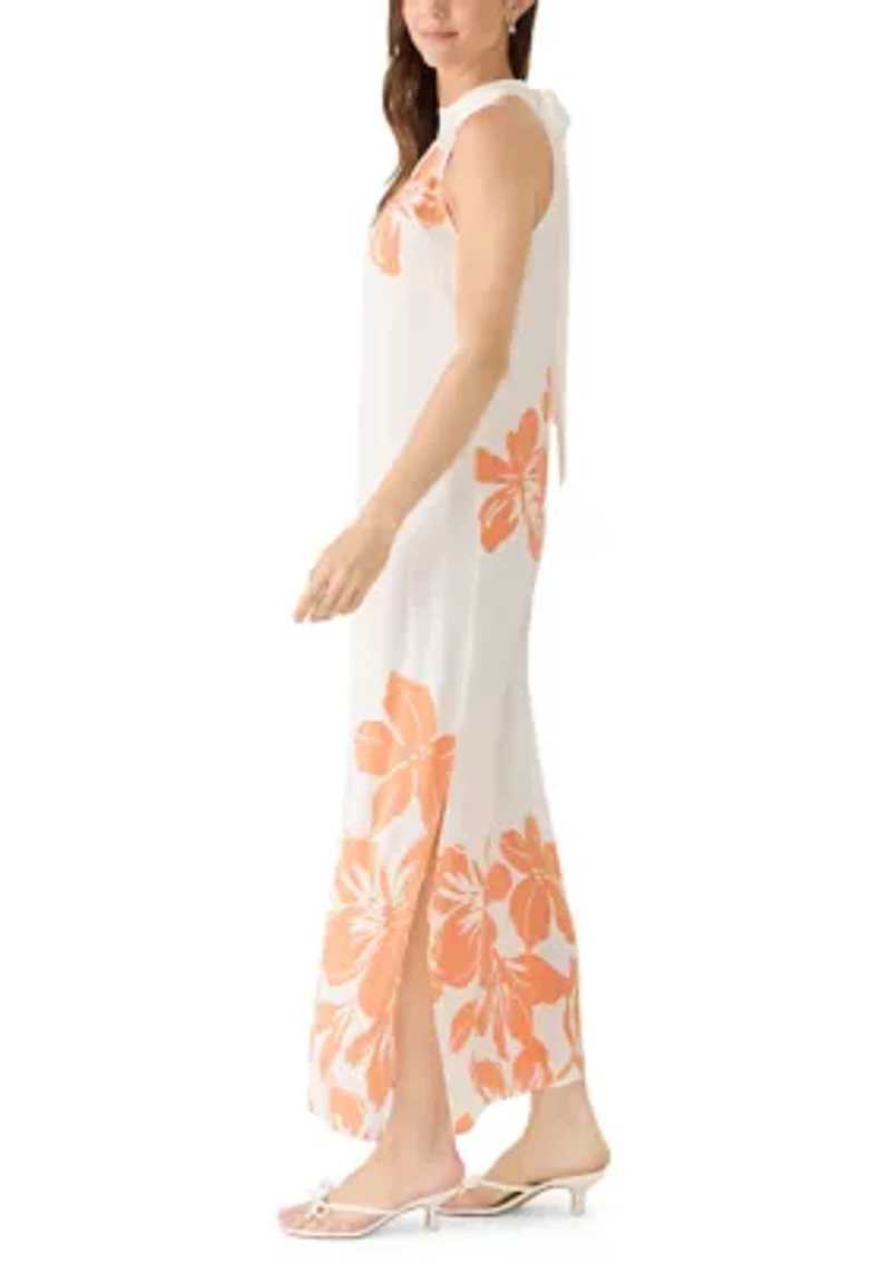 Women's Halter Floral Dress