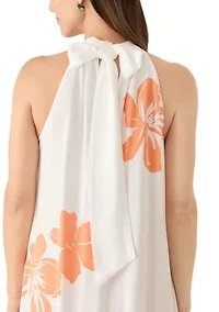 Women's Halter Floral Dress