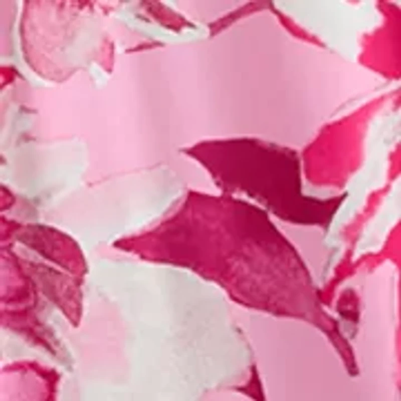 Women's Flutter Sleeve Tie Waist Floral Dress