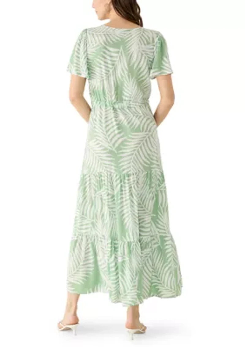 Women's Tie Waist A-Line Dress